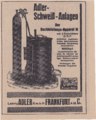 Adler-Schweiß-Anlagen Zeitung o.D. Rückseite Titan-Fräserfeilen Walter Wessel Werke Remscheid Artikel Hermann Jordan-min (1).png
